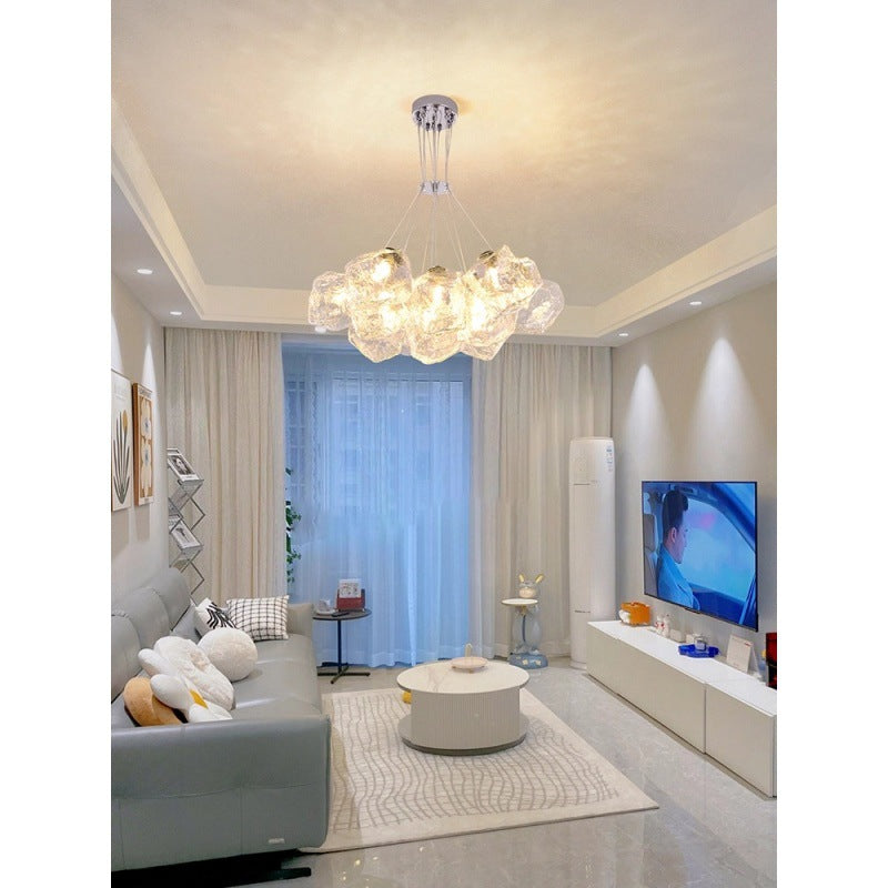 Bedroom Chandelier Modern Simple Room Master Bedroom Light Creative Ice Cube Living Room Dining Room Light Children's Room Lighting 1