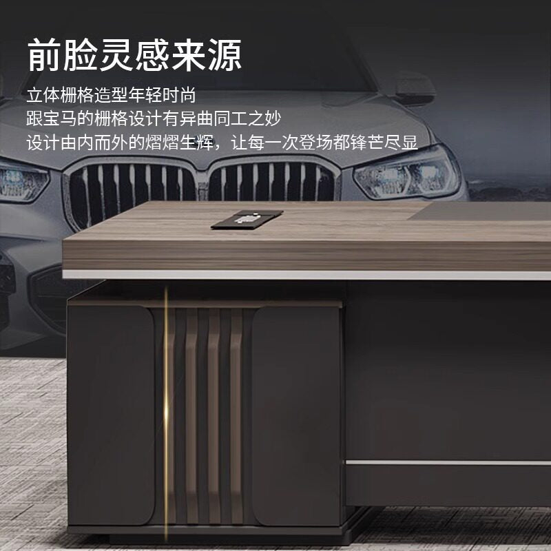 Boss desk accessible luxury office table and chair combination executive desk casual modern manager supervisor table high-end president furniture