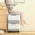 Living room storage box with wheels, foldable book box, toy classroom storage box, clothes for home storage handy gadget box