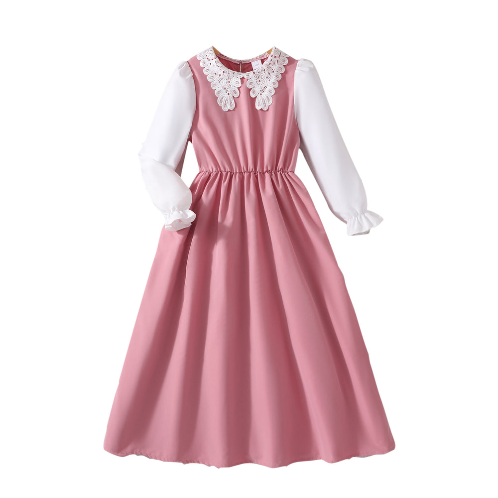 Girls' (tall) dress, peter pan collar dress