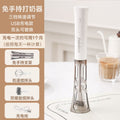Electric milk frother, milk foamer, milk mixer, coffee stirrer, handheld whisk, coffee accessories
