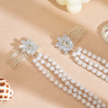 Wholesale hair clips: new european and american cross-border styles - pearl hair accessories, unique high-end jewelry, diamond-studded leaf hairpins, hair accessories for women