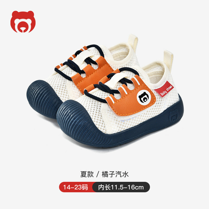 Newborn baby boys' first walker shoes summer sandals infant soft sole functional cartoon 1-3 years old baby shoes children's shoes