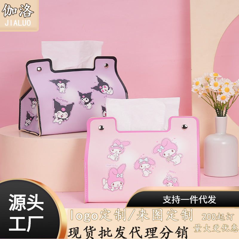 Little Lomi cute pumping carton cartoon little Letty little cha dog cute creative high value cartoon storage tissue box