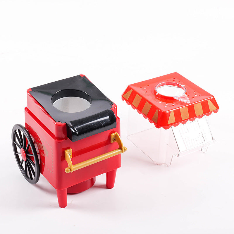 Home theater party essential: mini retro popcorn maker - classic red & black, cross-border bestseller