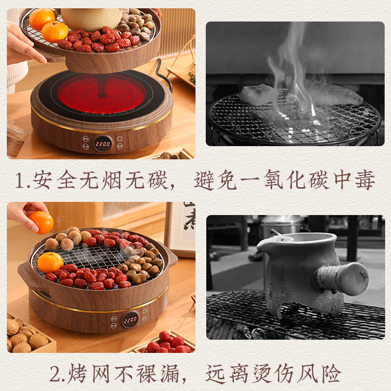 Stove tea making suitfor home glass teapot tea set suit electric ceramic stove indoor tea making multi-functional appliance