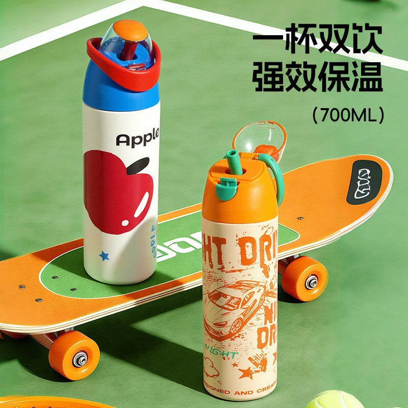 2026 new sports cycling water bottle - dual-drink straw cup - hot-selling export water bottle - portable tumbler - travel & outdoor