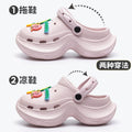 Spongebob women's clogs - summer outdoor thick-soled adult sandals - non-slip beach shoes with closed toe