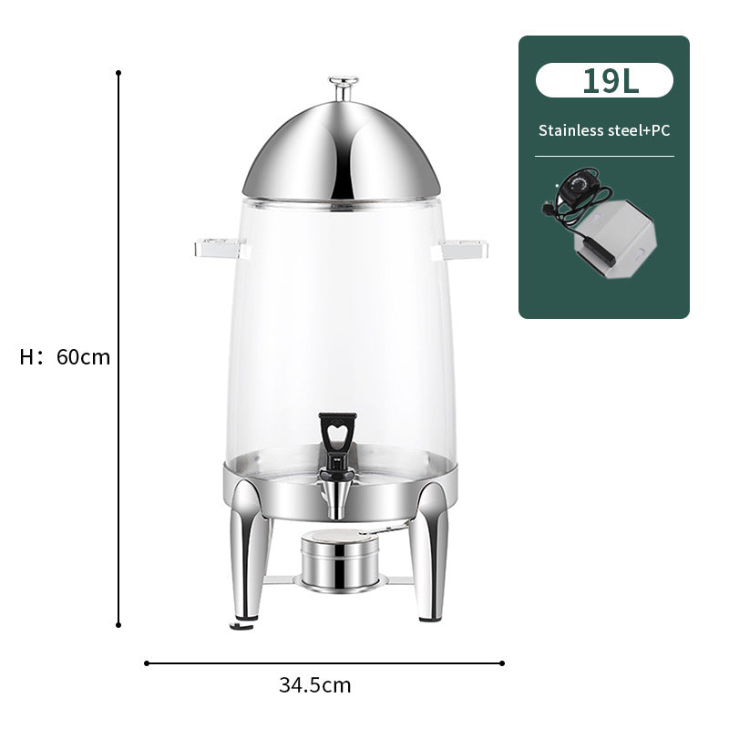 Coffee tripod, restaurant commercial beverage bucket Stainless steel visual beverage machine Juicer Korean, juice tripod