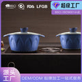 Oem personalized lotus style suit pot die-cast aluminum soup pot non-stick soup pot stew pot for home stew meat aluminum alloy