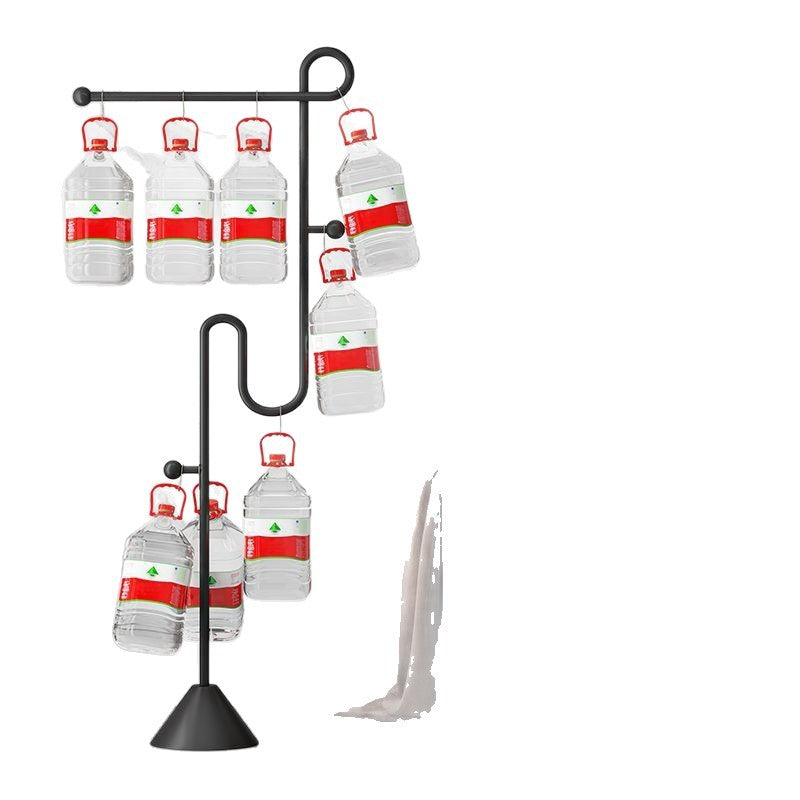 Cream style floor-standing clothes hanger, high-end for home clothes storage display rack, entrance hall, living room, bedroom, entrance coat rack