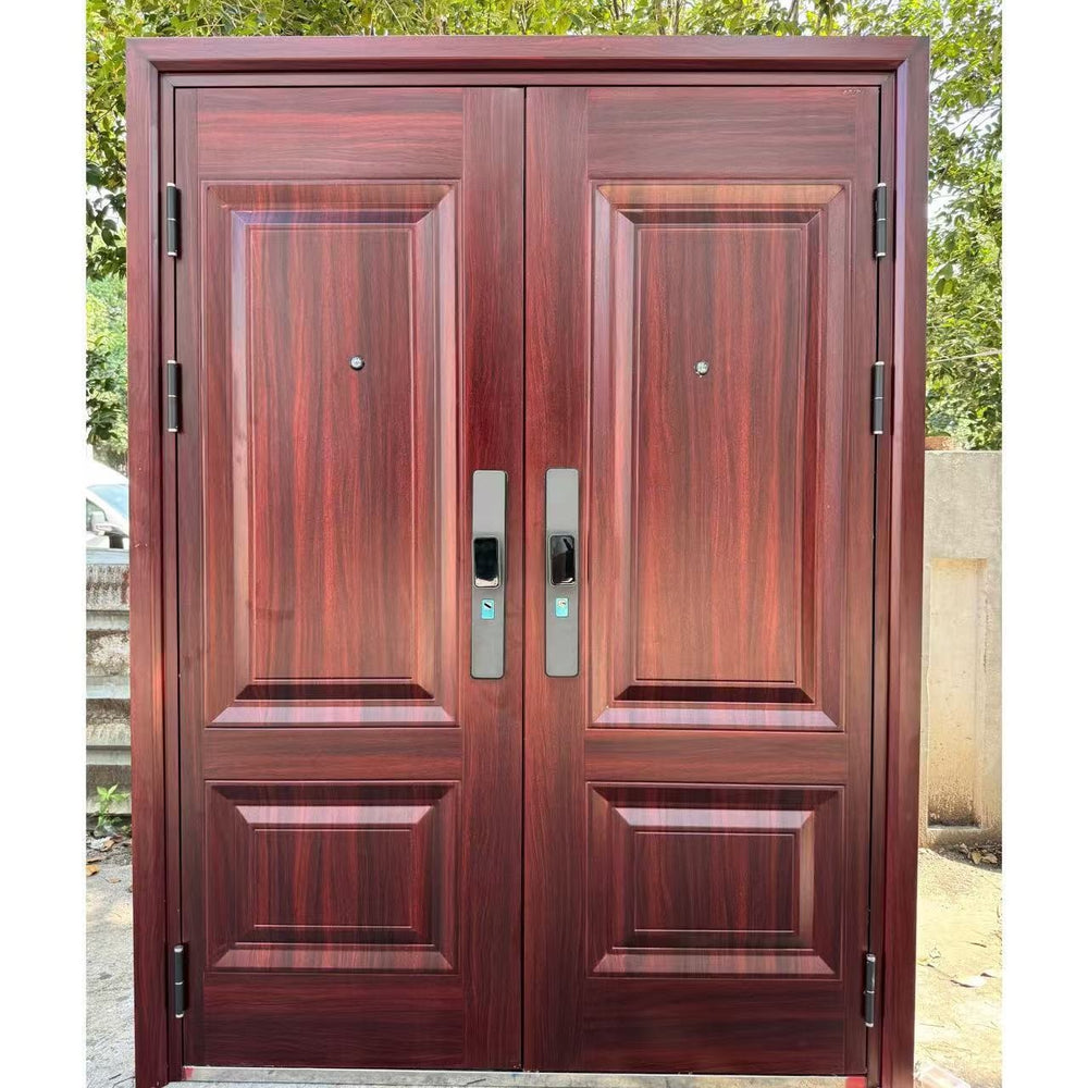 Factory direct: minimalist luxury steel security door for home – entry door, residential security door, project door