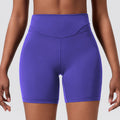 European and american cross-border new arrival: high-waisted, butt-lifting, tight-fitting sports shorts - peach lift, perfect for outdoor running, fitness, and yoga