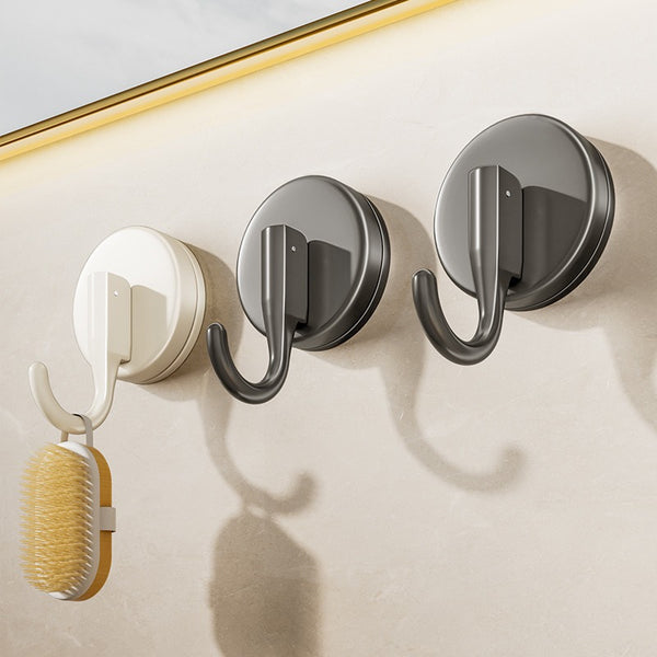 Suction cup hook non-marking non-punching vacuum load-bearing adhesive hook kitchen door bathroom viscose glass wall single hook