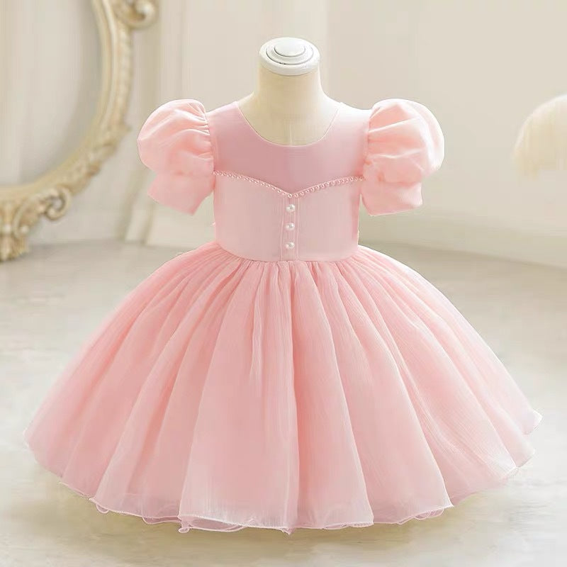 Children's runway performance evening dress
