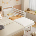 Spliced bed, soft-packed bed, widened iron kids bed, large bed, adults can sleep, spliced iron frame bed with guardrail crib