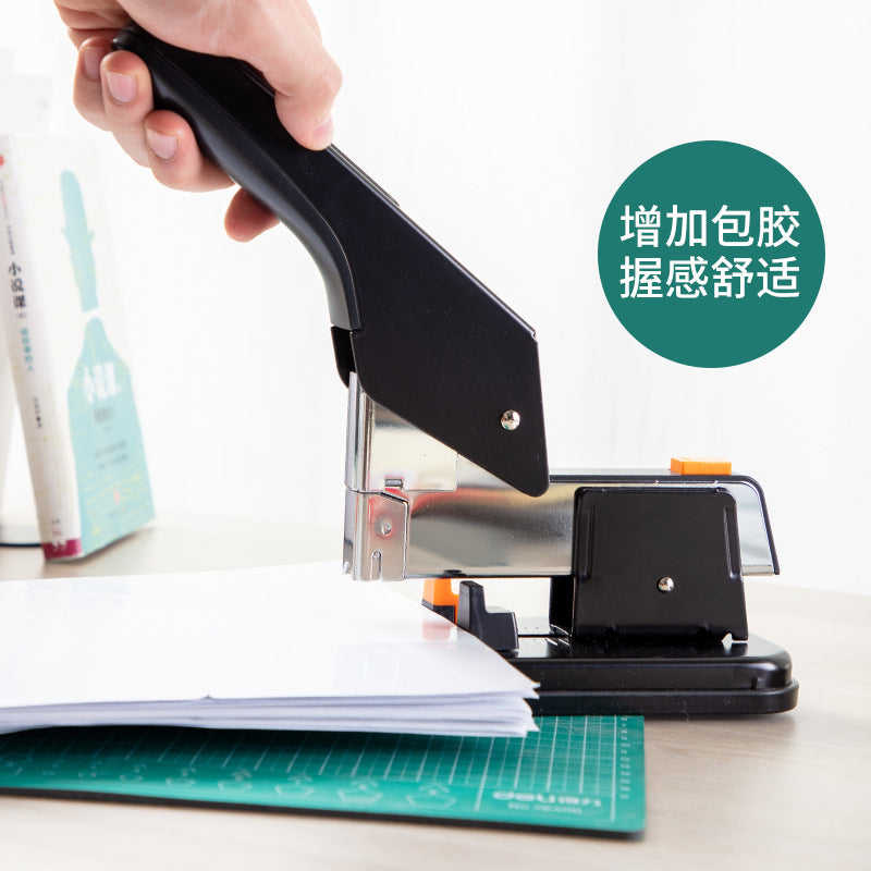 Deli Large Heavy Duty Thickened Stapler Pop-up Easy Large Labor-saving Thick Stapler Binding Machine Wholesale