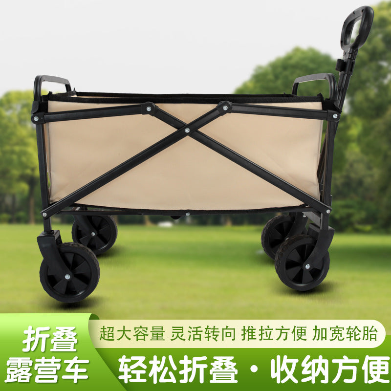 Outdoor camper, camp cart, stall, camp cart folding table, camping foldable, strong load-bearing universal wheel