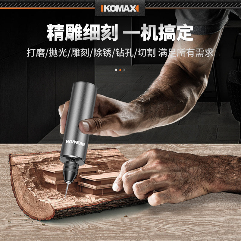 Premium cordless mini electric grinder - handheld power tool for polishing, grinding, and carving jade & more