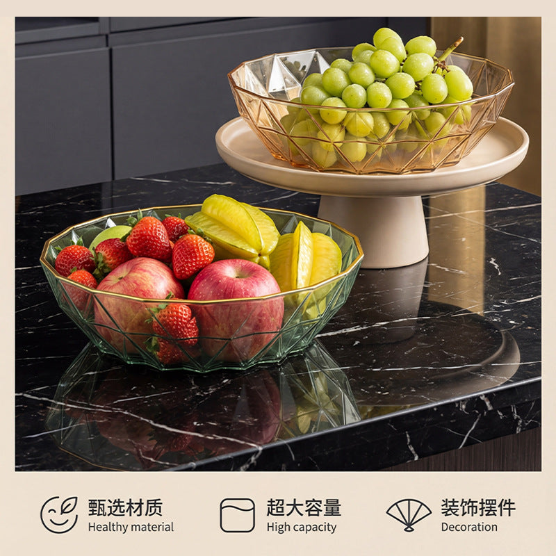 For home plate small creative living room fruit plate accessible luxury good-looking coffee table snack plate melon seeds peanut candy plate