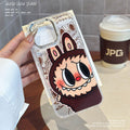 Eye-catching case suitable for apple 17promax mobile phone case, wave and pull iphone16 transparent anti-fall protective case