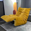 Multifunctional caterpillar sofa chair - 360° rotating lazy lounge chair - skin-friendly flocked velvet single sofa