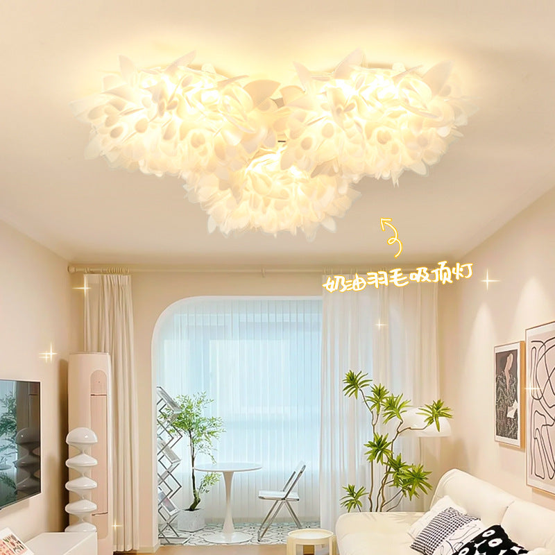Living room light 2025 new hall light eye protection creative ceiling light modern simple main light Zhongshan lighting E