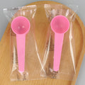 Individually wrapped plastic measuring spoons - 20ml for liquid masks, laundry powder, fertilizer, and water (20g)