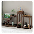 Coffee table solid wood side table corner table chinoiserie solid wood tea table antique small tea tableaccessible luxury bogu rack ornaments rack entrance cabinet