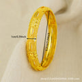 Middle eastern 24k gold plated women's bangle luxury jewelry gift designer indian bracelet african arabian wedding