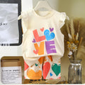 Hbbx09 - lace tank top - rainbow hearts