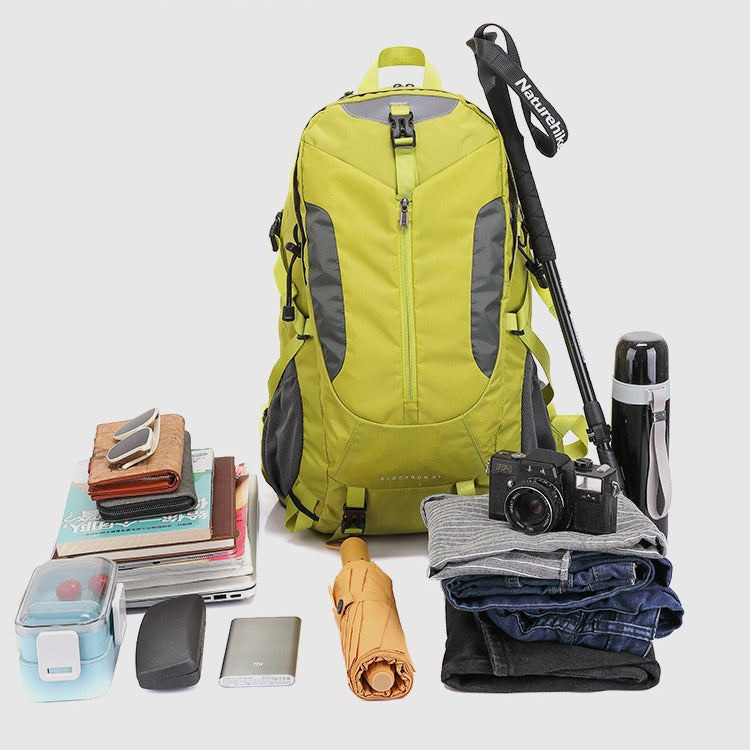 Outdoor hiking, mountaineering bag, business trip travel bag, large capacity, rain cover Outdoor Sports Bag