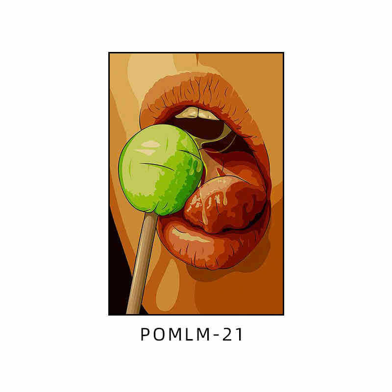 Bar decoration painting American retro tavern KTV box wall painting Love hotel bathroom toilet mural