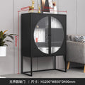 Iron sideboard storage wall storage iron cabinet kitchen living room wine cabinet modern casual tea storage drawer cabinet