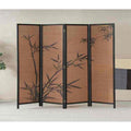 New chinoiserie screen bamboo pattern teahouse bedroom partition living room fence small apartment balcony national style new arrival screen