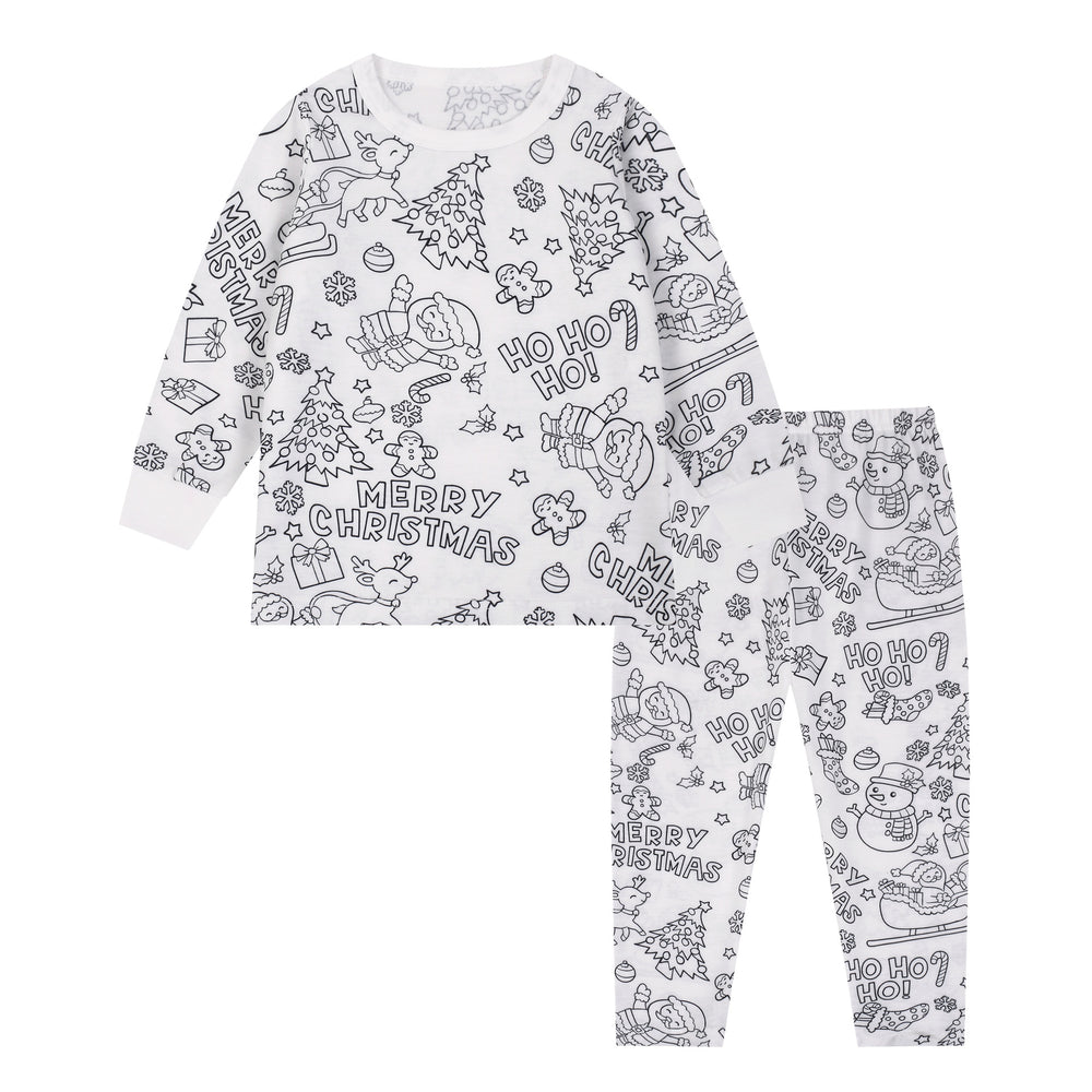 Export independent station stretch cotton boys engineering vehicle sketch coloring plaid fun diy hand-painted graffiti suit