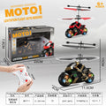 Remote control hovering helicopter with lights - durable, rechargeable airplane for stalls & cross-border sales