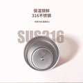 Coffee mug 316 stainless steel insulated tumbler - stylish design for students, home use, keeps drinks cold, large capacity