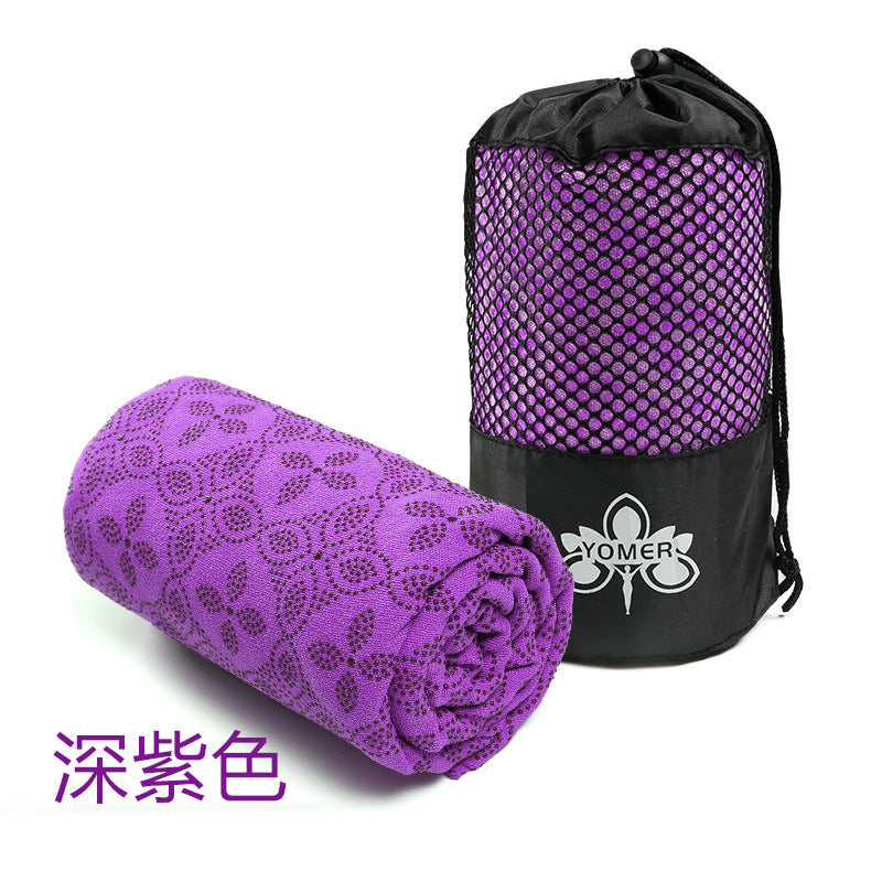 Yoga mat non-slip capsules absorb sweat wholesale blanket yoga supplies towel blanket cloth pad thin foldable
