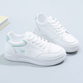 white shoes women's spring autumnew arrivalthick soleins trendyeasiest for matchniche style sports casualbest sellingdad sneakers