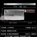 Bearing steel hand-forged for home kitchen knife barbecue shop special bone chopping knife kitchen meat cutting knife