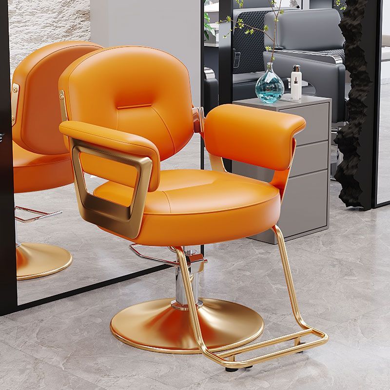 Hairdressing chair, hair salon special fashion, rotatable adjustable hairdressing shop chair, can be reclined for hair cutting, perm and dyeing hairdressing chair