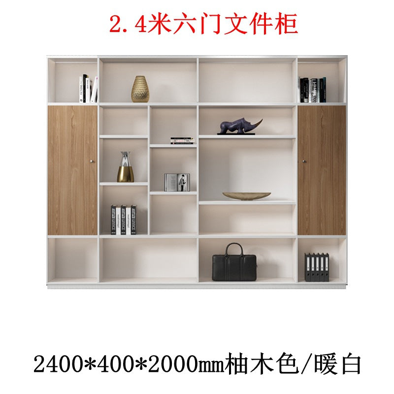 Boss table bookcase casual storage storage cabinet furniture office background file cabinet information cabinet wooden floor cabinet