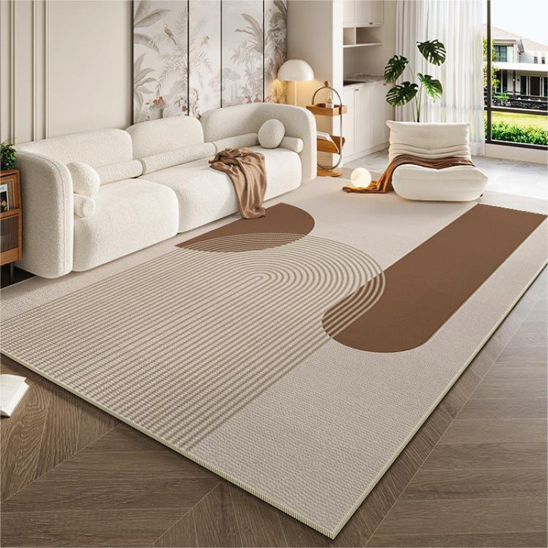 Cream style living room carpet accessible luxuryclassy sofa coffee table blanket for home non-slip carpet foot pad bedroom bedside blanket