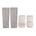 Babibele autumn/winter collection: premium baby knee-high socks set - fleece-lined, extra thick, anti-slip terry socks with grip