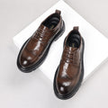 Genuine leather men's brogue dress shoes - new collection, casual & business style, versatile & stylish, perfect for weddings & grooming