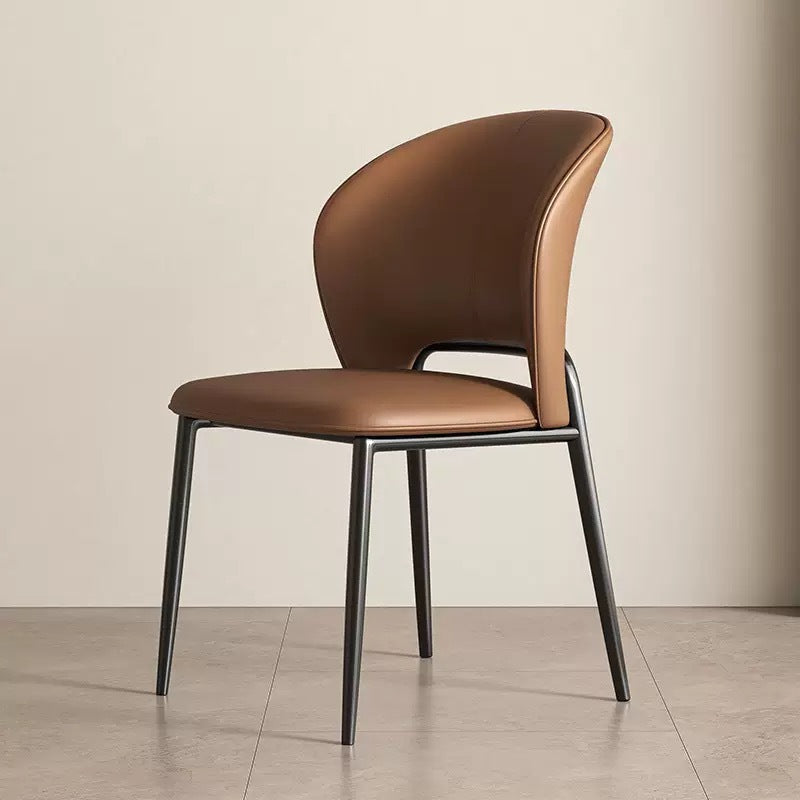 Customized dining chair Club restaurant Hotel cafe Living room Household Italian light luxury dining chair Leisure dining chair customization