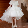 european and american girls' dresses  new sequin runway piano performance dress train children's princess dress high-end