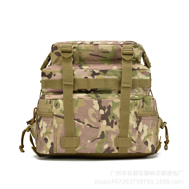 New outdoor tactical waterproof backpack, hiking and camping large-capacity MOLLE expansion outdoor backpack