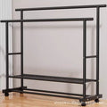 Simple clothes drying rack floor-standing clothes rack dormitory bedroom coat rack indoor balcony thickened rack for home